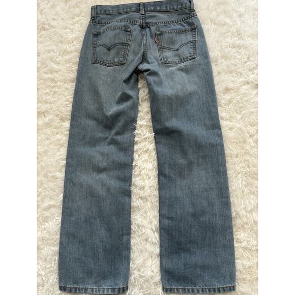 Levi’s 505 Regular Kids Sz. 14 Slight Flare Jeans. Great Pair & Condition - Picture 10 of 11